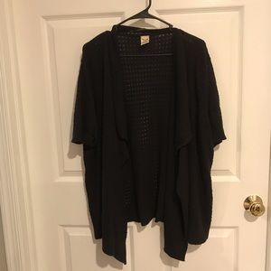 Faded Glory Black Cardigan Size 3X (22W-24W) Pre-loved